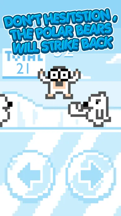 ภาพหน้าจอของ Yeti VS Polar Bear - Giant Fist Of Our Furry Bigfoot Kaiju Monster Friends