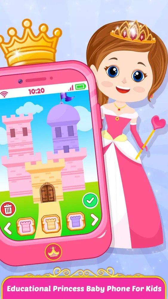 Pink Princess Baby Phone 스크린샷
