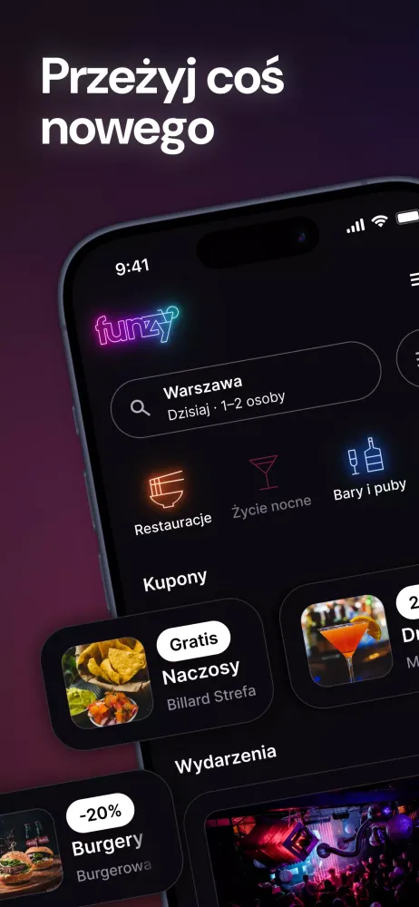 Capturas de tela do Funzy