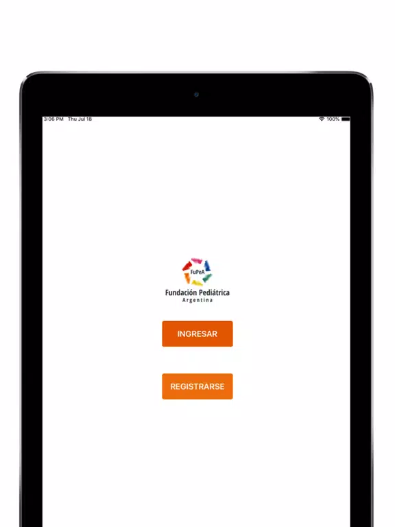 Tangkapan layar FUPEA iPad 