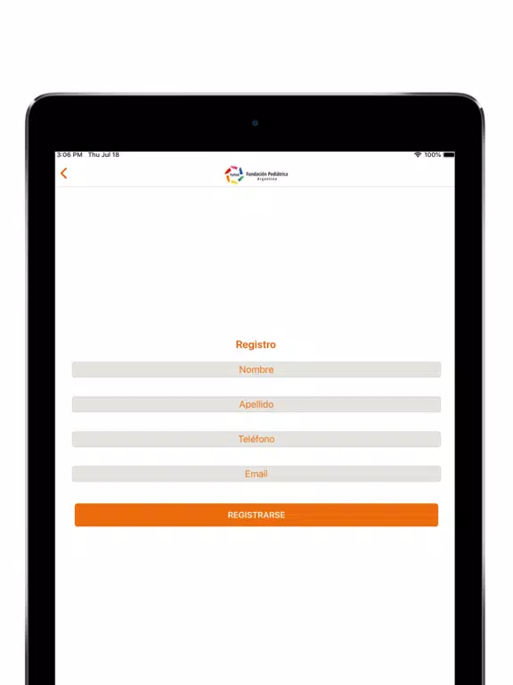Tangkapan layar FUPEA iPad 