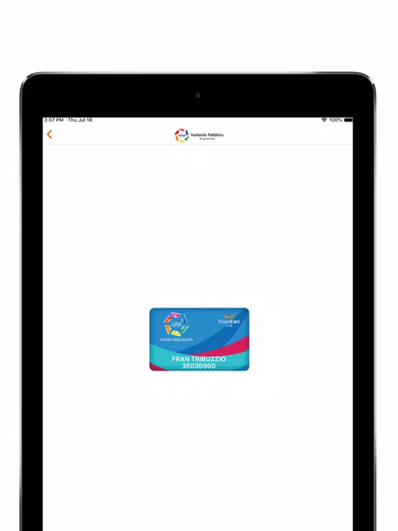Tangkapan layar FUPEA iPad 