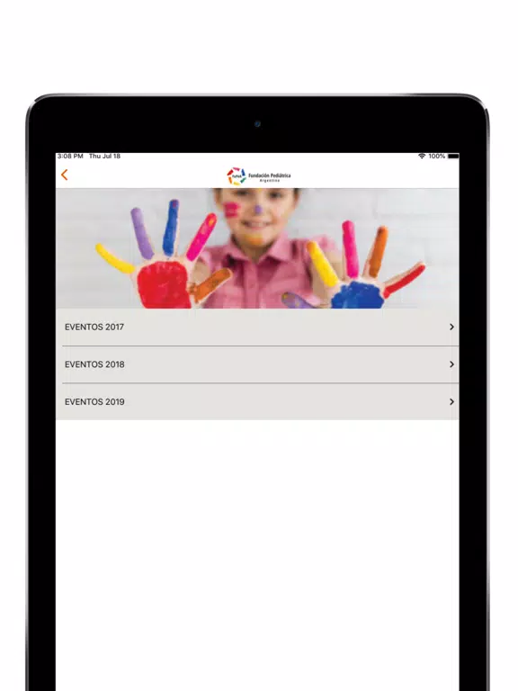 Tangkapan layar FUPEA iPad 