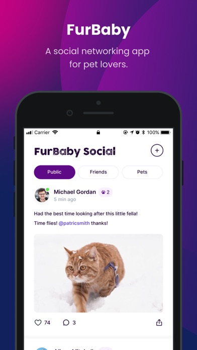 Capturas de pantalla de FurBaby Social