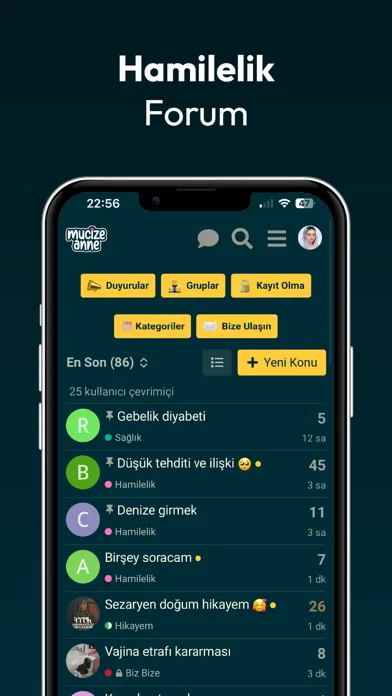 Mucize Anne Hamilelik Takibi سکرین شاٹس