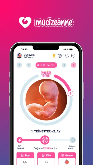 Mucize Anne Hamilelik Takibi سکرین شاٹس