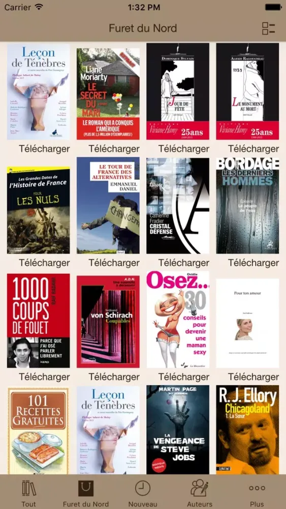 Screenshot di Furet du Nord eBook