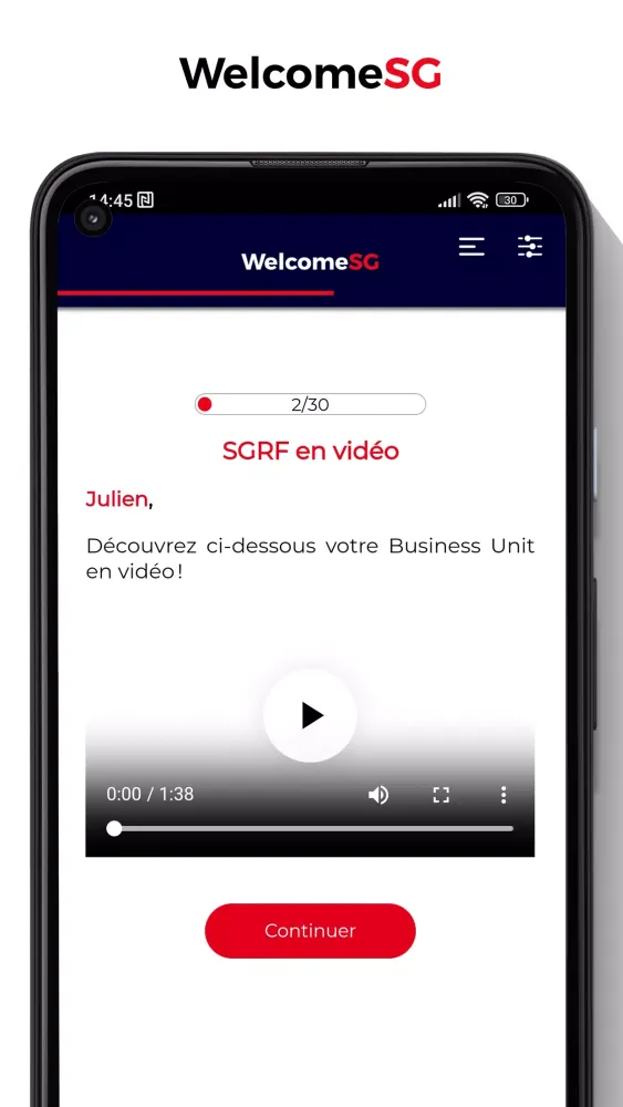 Capturas de pantalla de WelcomeSG