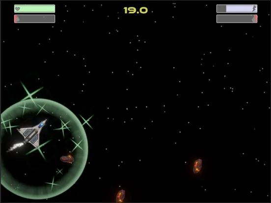 Tangkapan layar The Space Dodger iPad 