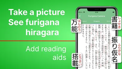 Captures d'écran de Furigana Camera