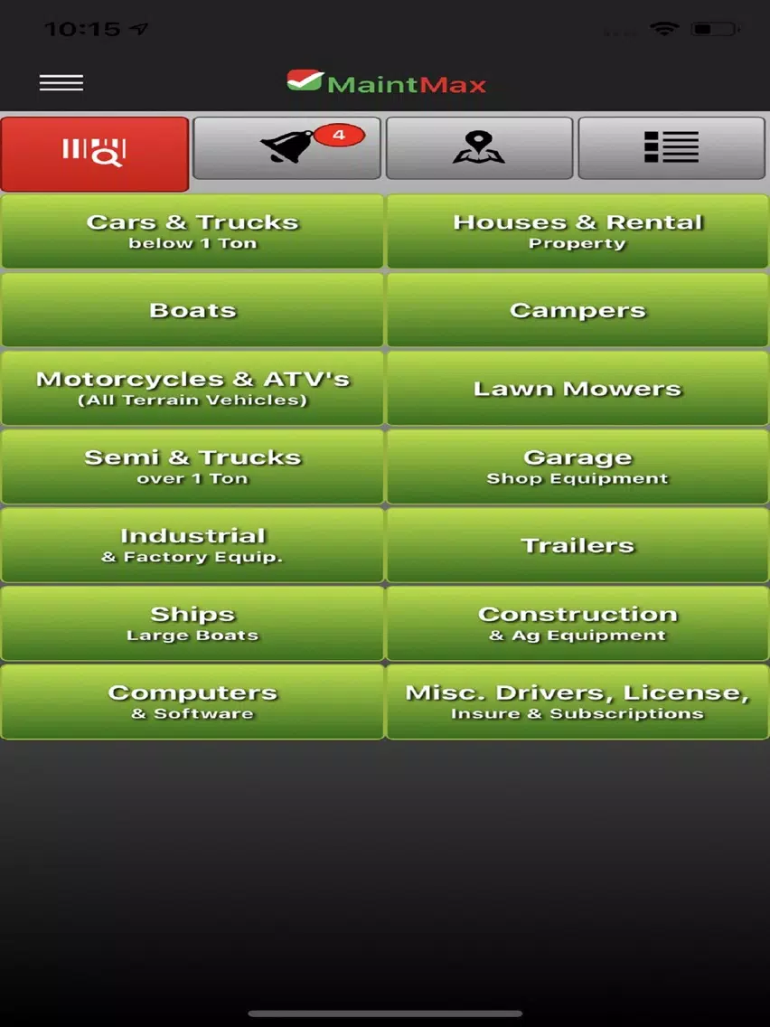 Zrzuty ekranu Maintenance Max- with Syncing iPad 