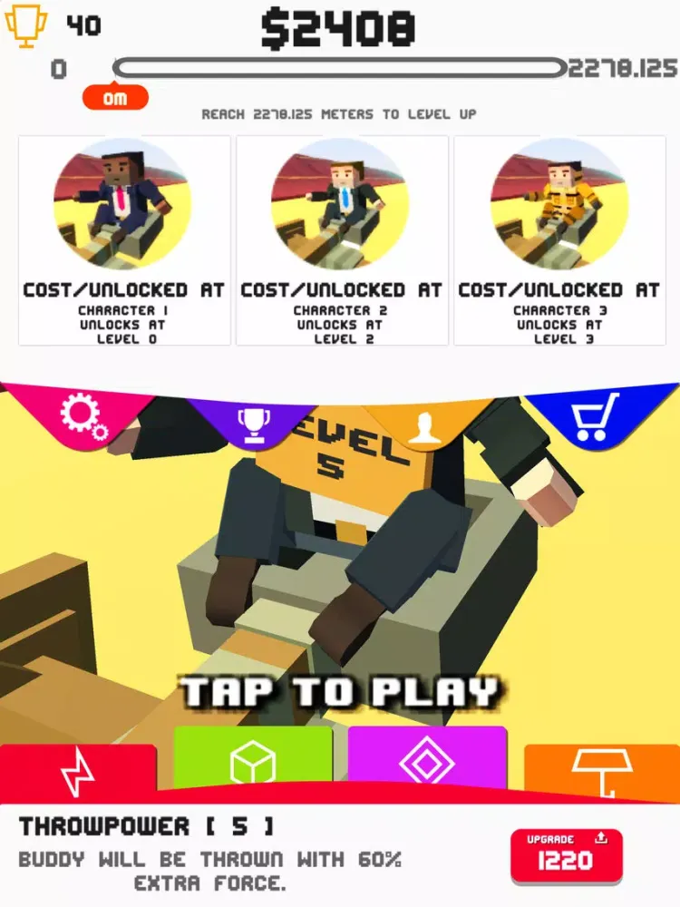 Throw Thy Buddy iPad 应用截图