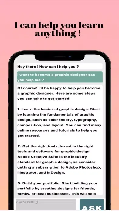ภาพหน้าจอของ GPTalk : AI Chat Bot Assistant