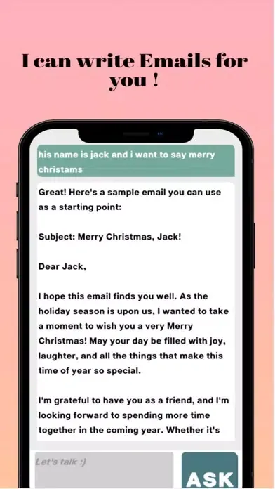 ภาพหน้าจอของ GPTalk : AI Chat Bot Assistant