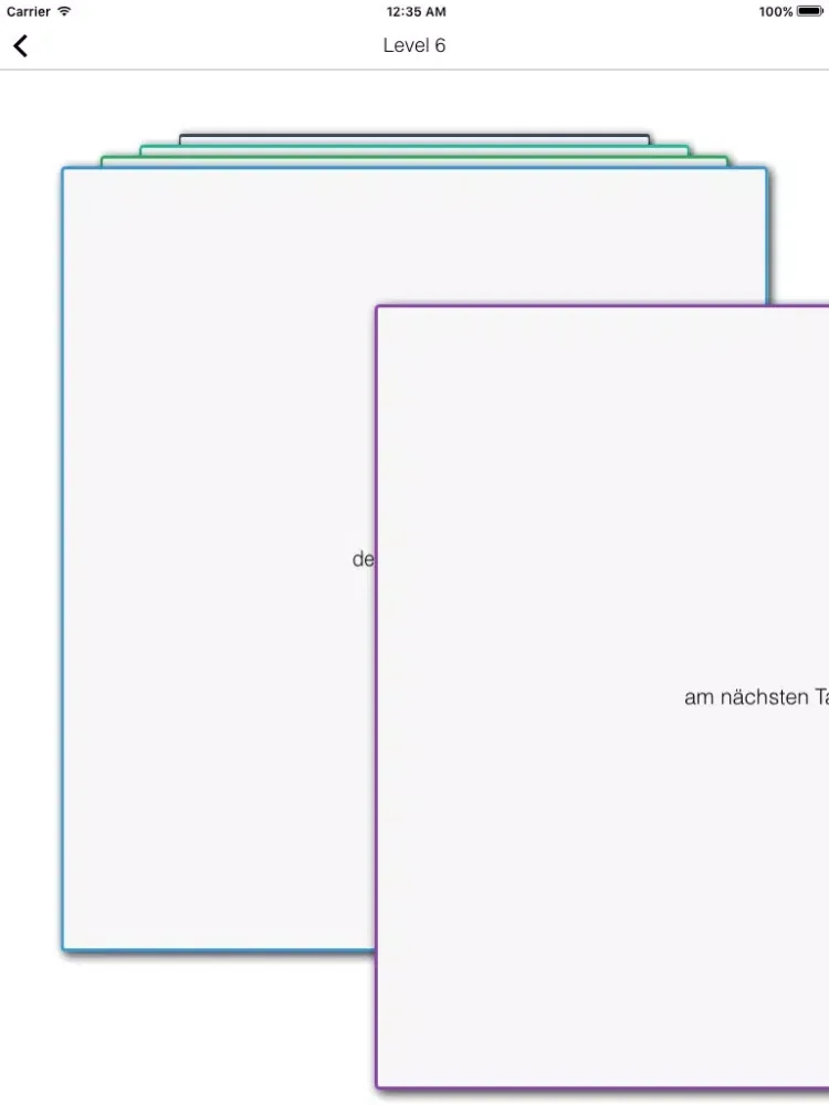 Capturas de pantalla de German - English Flashcards & Vocabulary Trainer iPad 