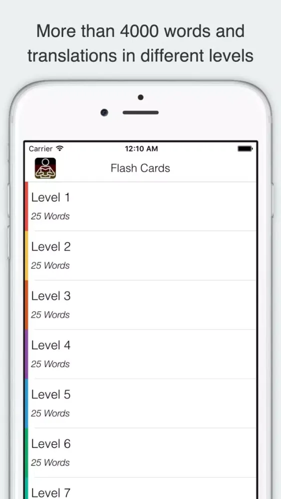 Capturas de pantalla de German - English Flashcards & Vocabulary Trainer