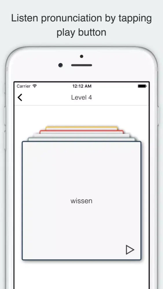 Capturas de pantalla de German - English Flashcards & Vocabulary Trainer