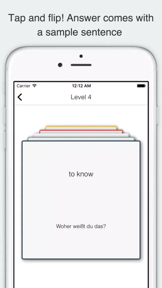 Capturas de pantalla de German - English Flashcards & Vocabulary Trainer