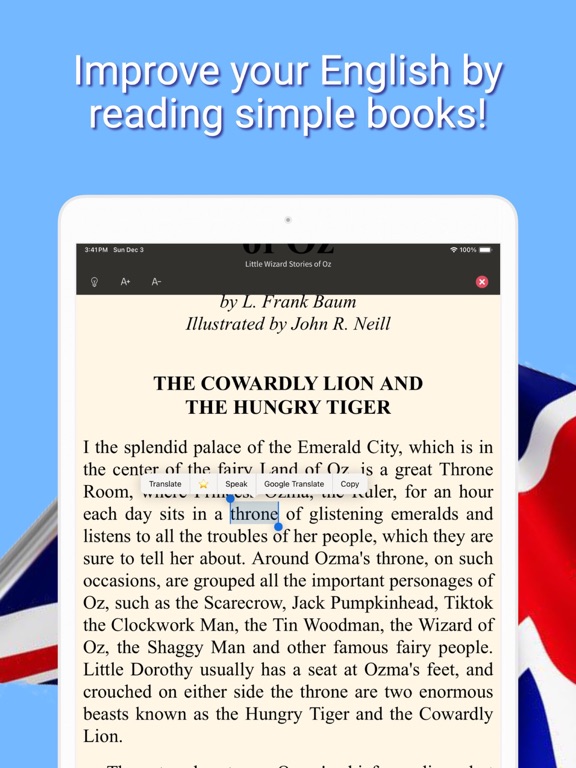 English Reading & Audio Books iPad  스크린샷