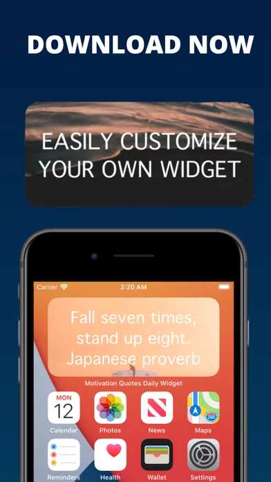 Motivational Widget スクリーンショット