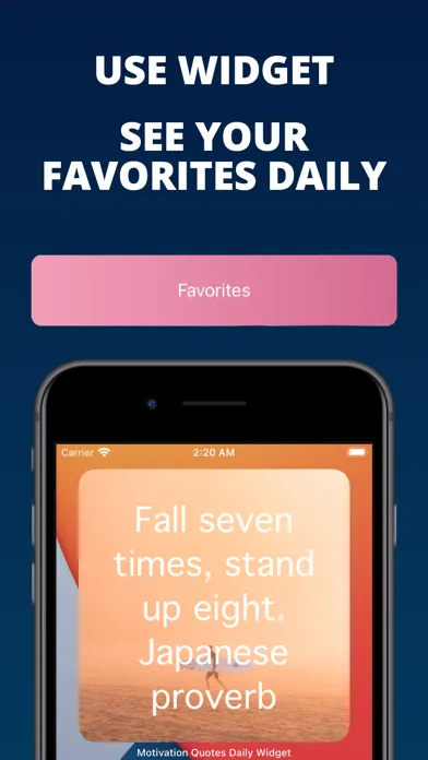 Motivational Widget スクリーンショット