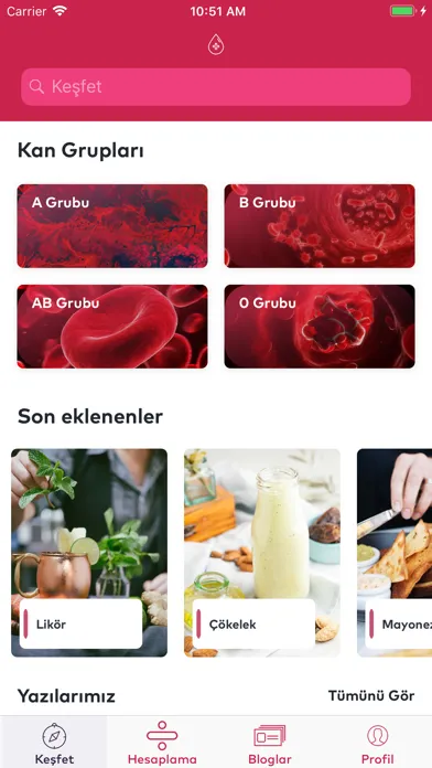Capturas de pantalla de Nutrition Diet for Blood Type