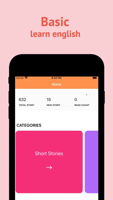 English Reading Stories 스크린샷