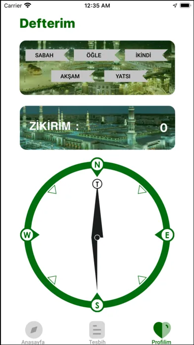 Zikirmatik-Namaz Takibi-Kıble应用截图
