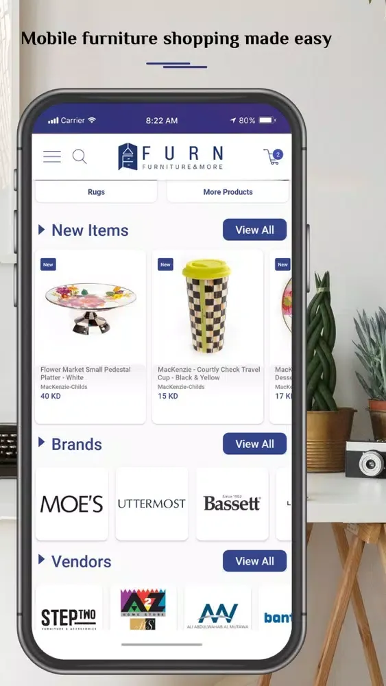 Zrzuty ekranu FURN.Online