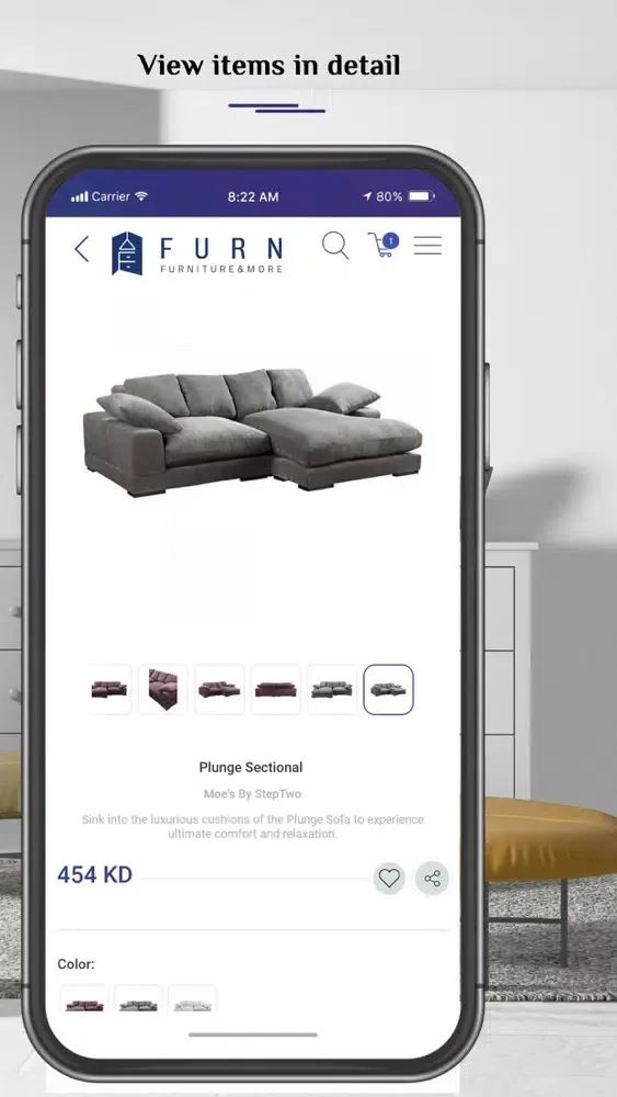 Zrzuty ekranu FURN.Online