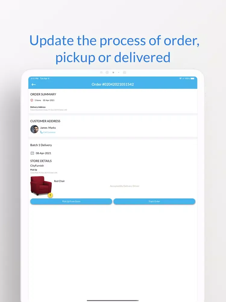 Zrzuty ekranu Furni Driver iPad 