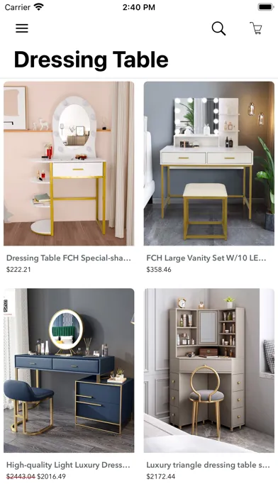 Furniture Home Interior Shop স্ক্রিনশট