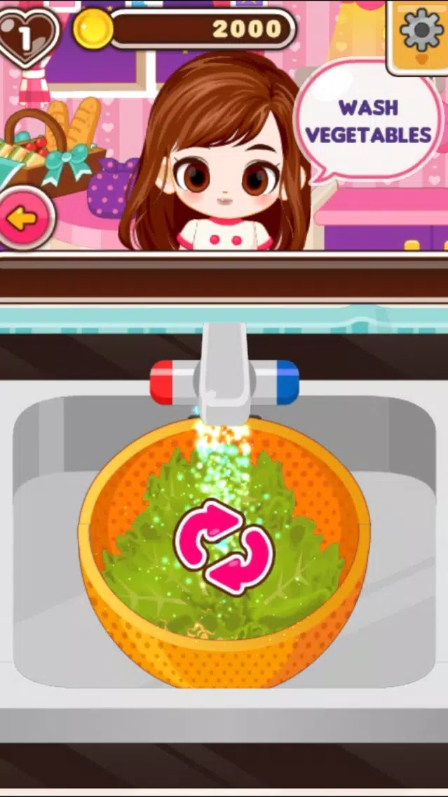 Captures d'écran de cooking games : makes the best lunch!
