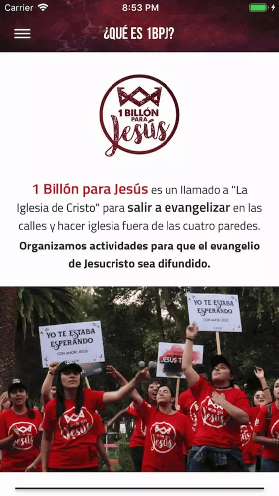 1 Billón para Jesús应用截图