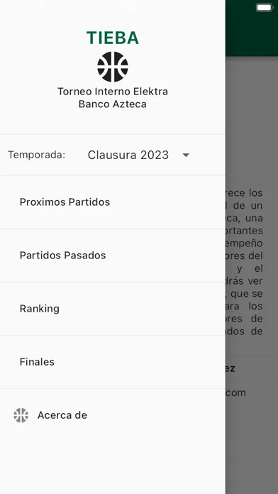 Capturas de pantalla de TiEBA