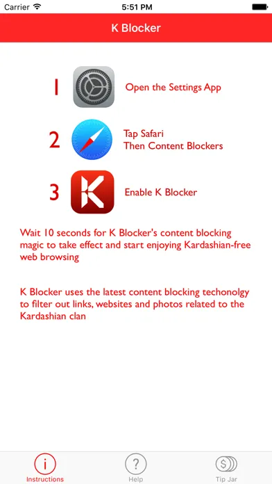 K Blocker - Block Kardashian content স্ক্রিনশট