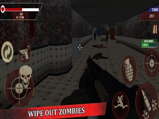 Captures d'écran de Zombie Battle: Survival Shooti iPad 