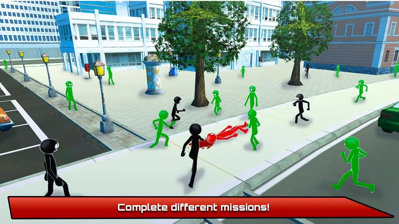 Screenshot di Stick Sniper Squad FPS: Gangsters Vs Police