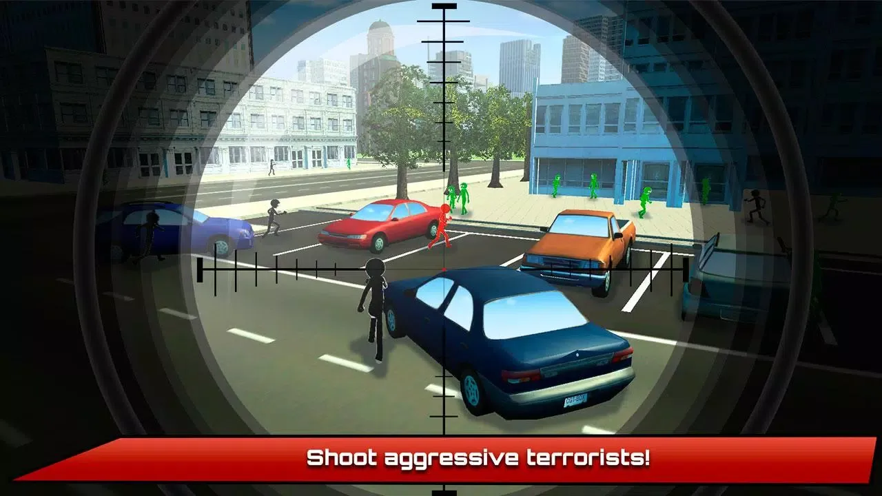 Screenshot di Stick Sniper Squad FPS: Gangsters Vs Police