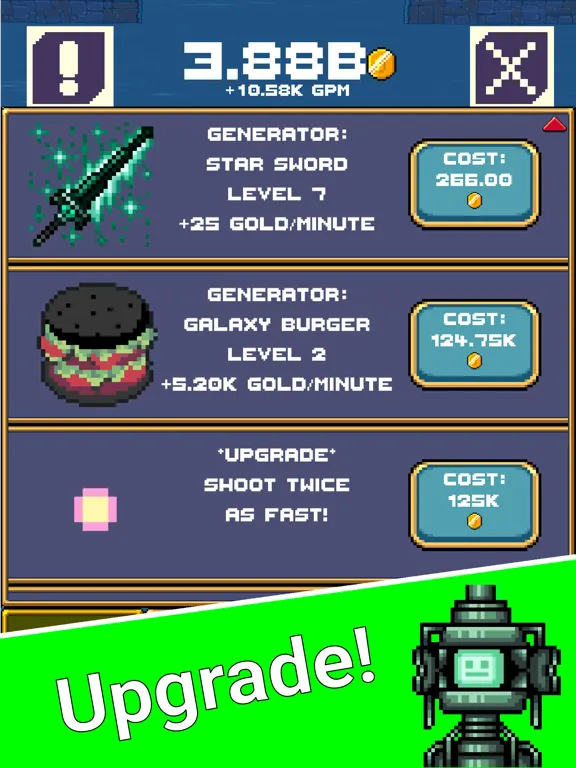 Ảnh chụp màn hình của Idle Space Force iPad 