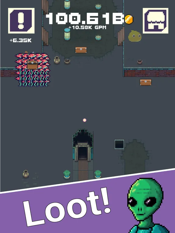 Ảnh chụp màn hình của Idle Space Force iPad 