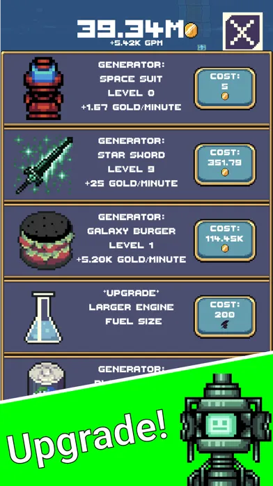 Ảnh chụp màn hình của Idle Space Force