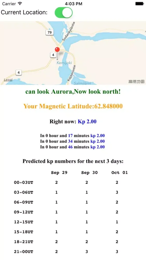 Aurora Alert স্ক্রিনশট
