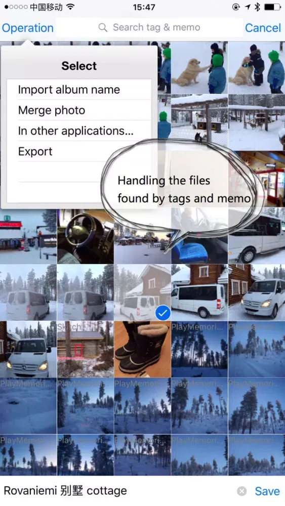 تصاویر Camera Roll Photo Tag & Memo