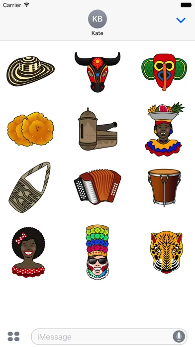 Caribe Colombia Stickers应用截图