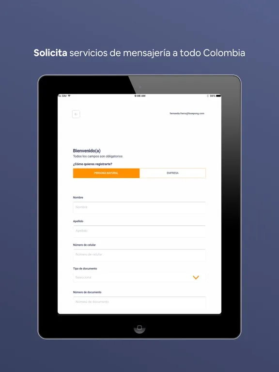 Zrzuty ekranu EasyMail iPad 