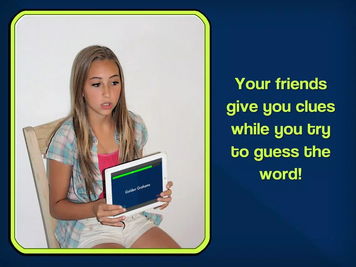 CHARADES CAN YOU GUESS IT? Fun word trivia for friends with new heads up timer iPad  Screenshots