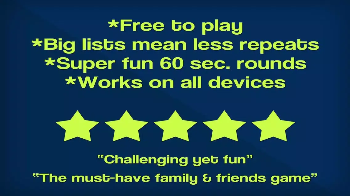 CHARADES CAN YOU GUESS IT? Fun word trivia for friends with new heads up timer Screenshots