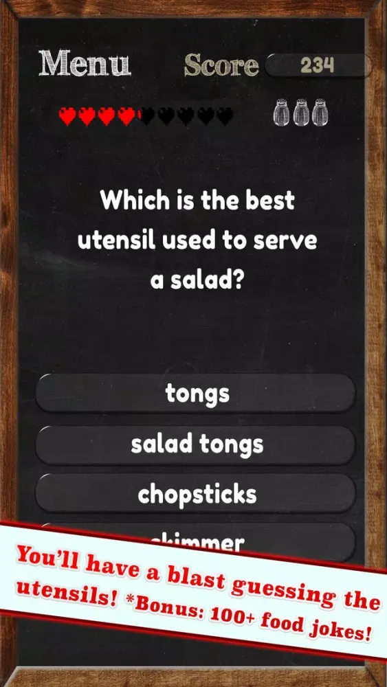 The Kitchen School - Quizzes + Jokes স্ক্রিনশট