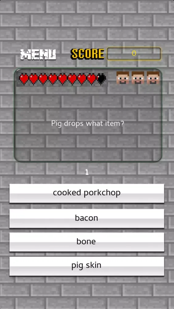 Screenshot di QuizCraft For Minecraft Pocket